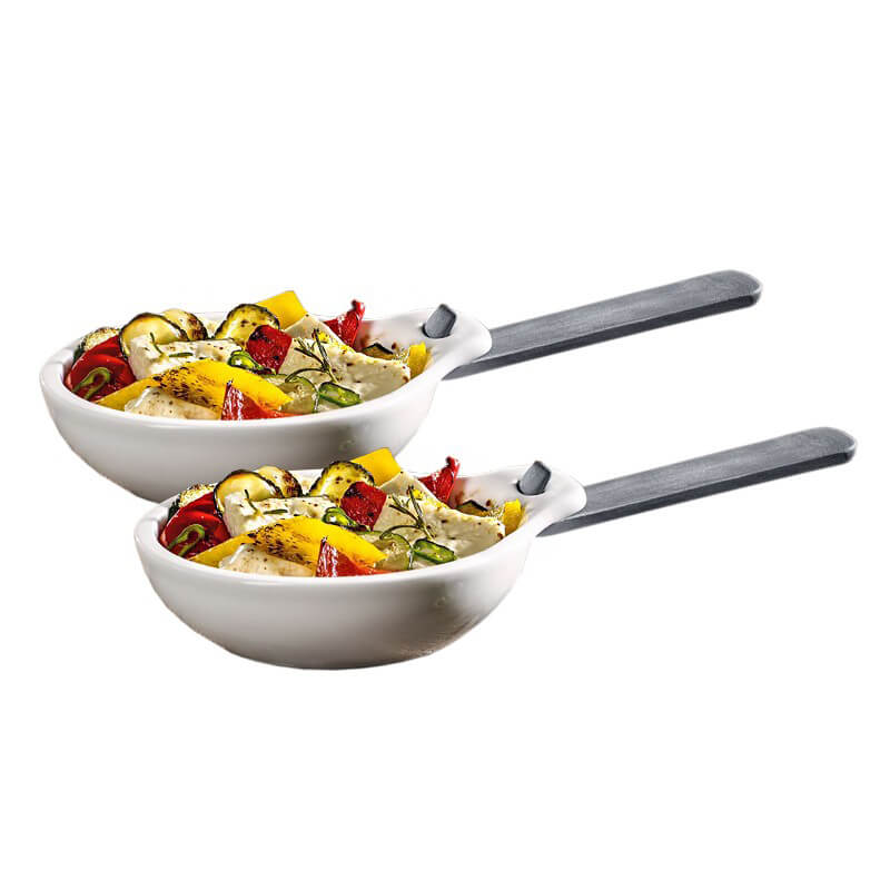 35 Cl Villeroy And Boch Bbq Passion Cacerola Pequeña en Porcelana - Set de 2 Pzs
