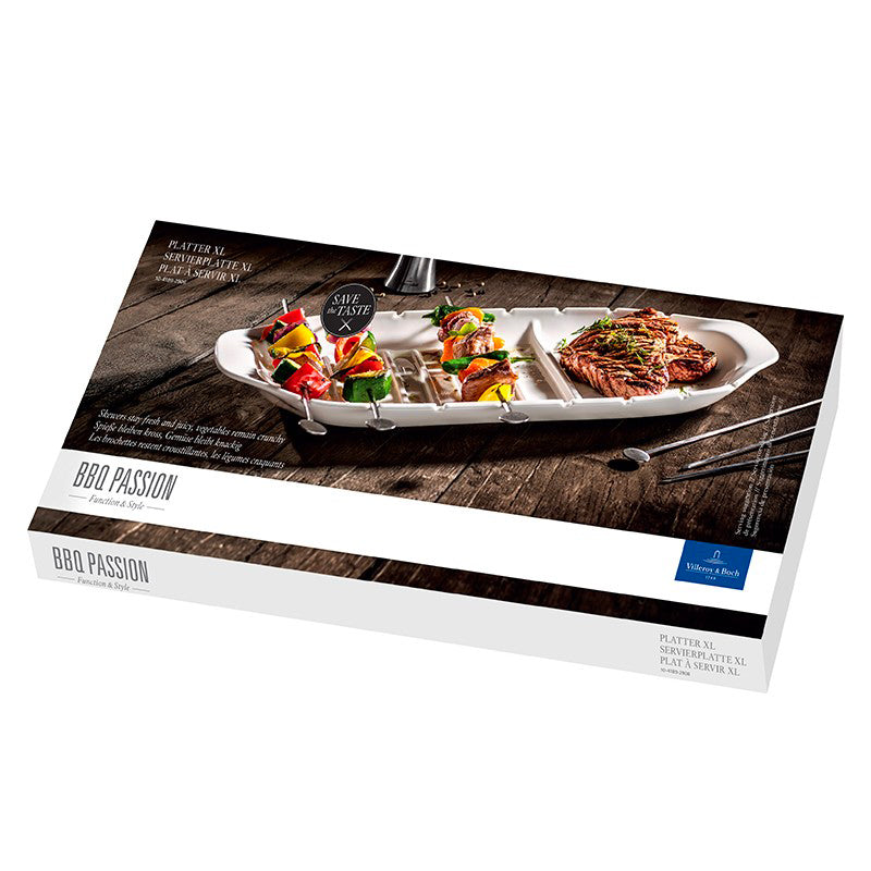 52X22 Cm Villeroy And Boch Bbq Passion Piatto Portata In Porcellana