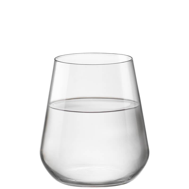34 Cl Bormioli Rocco Inalto Uno Waterglas in Glas - Set van 6 Stuks