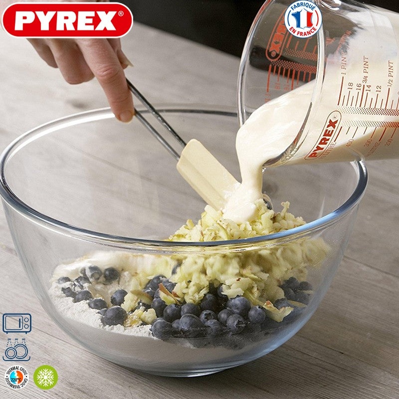 Pyrex Classic Coupes Polyvalentes En Verre Borosilicate Set de 3 Pcs