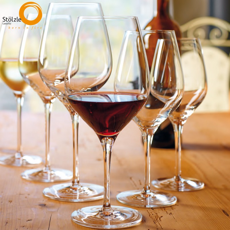 35 Cl Stolzle Lausitz Exquisit Verre à vin blanc en verre Set de 6 pièces