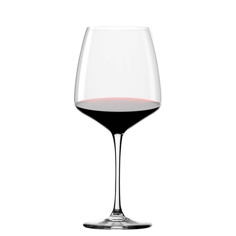 69 5 Cl Stolzle Lausitz Experience Verre à Vin Rouge Burgundy en Verre - Lot de 6 Pièces