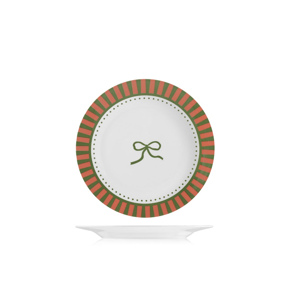 H&H Candy Service de Table En Porcelaine - Set de 18 Pcs