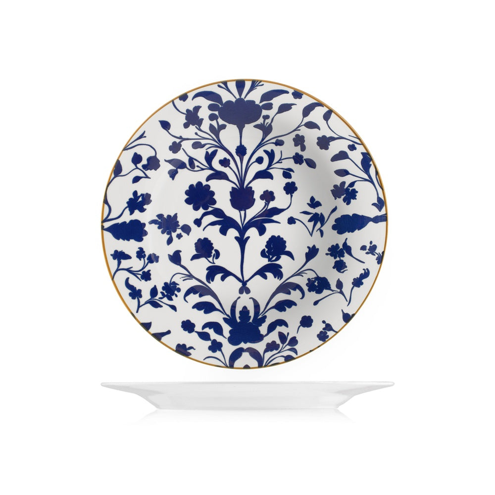 H&H Royal Petals Servizio Piatti In Porcellana - Set 18 Pz