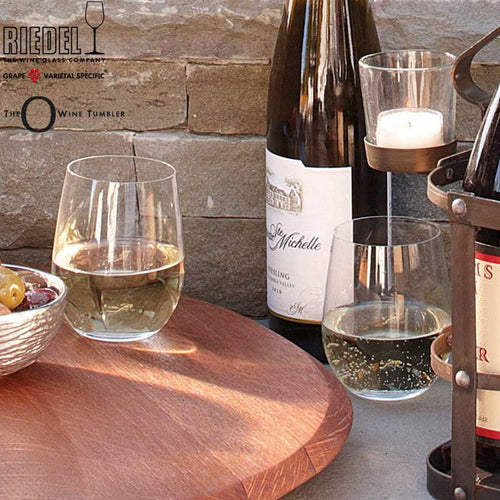 32 Cl Riedel O Wine Bicchiere Vino Bianco Viognier Chardonnay In Vetro Set 2 Pezzi