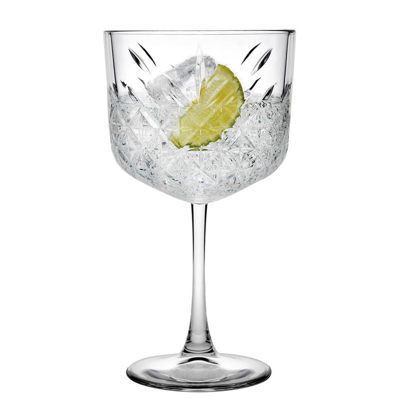 50 Cl Pasabahce Timeless Calice Gin Tonic In Vetro Set 4 Pezzi