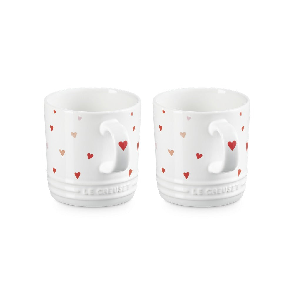 35 cl - Le Creuset London Tazza Mug In Gres Vetrificato Set 2 Pz
