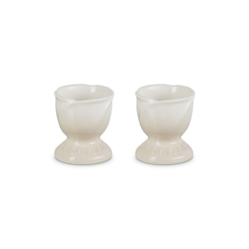 Le Creuset Jardin Eierbecher aus glasiertem Steinzeug - Set 2 Teile
