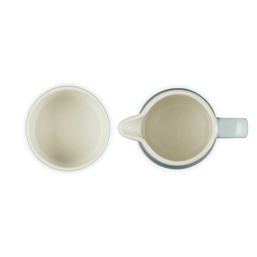 Le Creuset Evolution set leche y azúcar jarra de leche 30 cl con tarro de azúcar en gres vitrificado - set 2 piezas