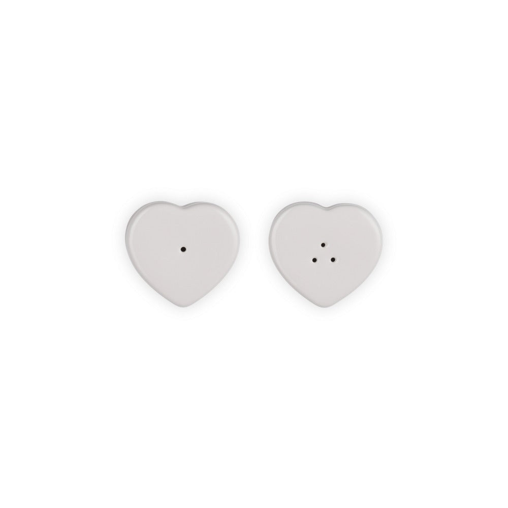 13 cl - Le Creuset Cuore Saliera e Pepiera In Gres Vetrificato