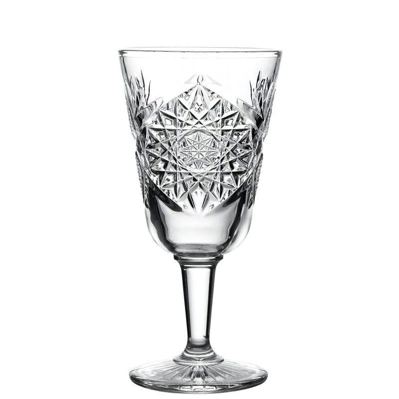30 Cl Libbey Hobstar Rode wijnglas van glas Set van 12 stuks