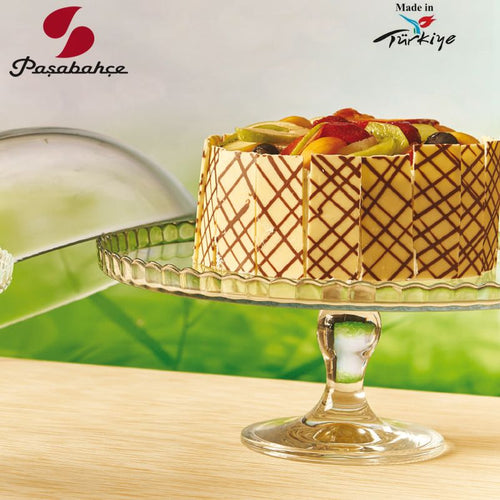 32 Cm Pasabahce Patisserie Alzata Torta Con Cupola In Vetro