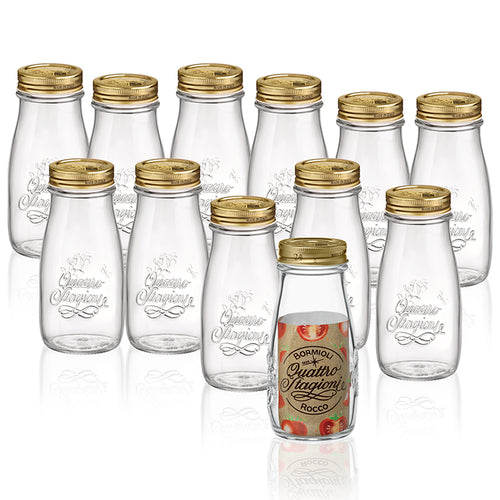 40 Cl Bormioli Rocco Quattro Stagioni Flasche - Set mit 12 Stück