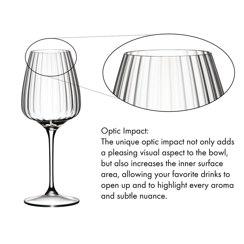 55 cl - Riedel Summer Drinks Calice Cocktail Spritz In Vetro Set 4 Pz