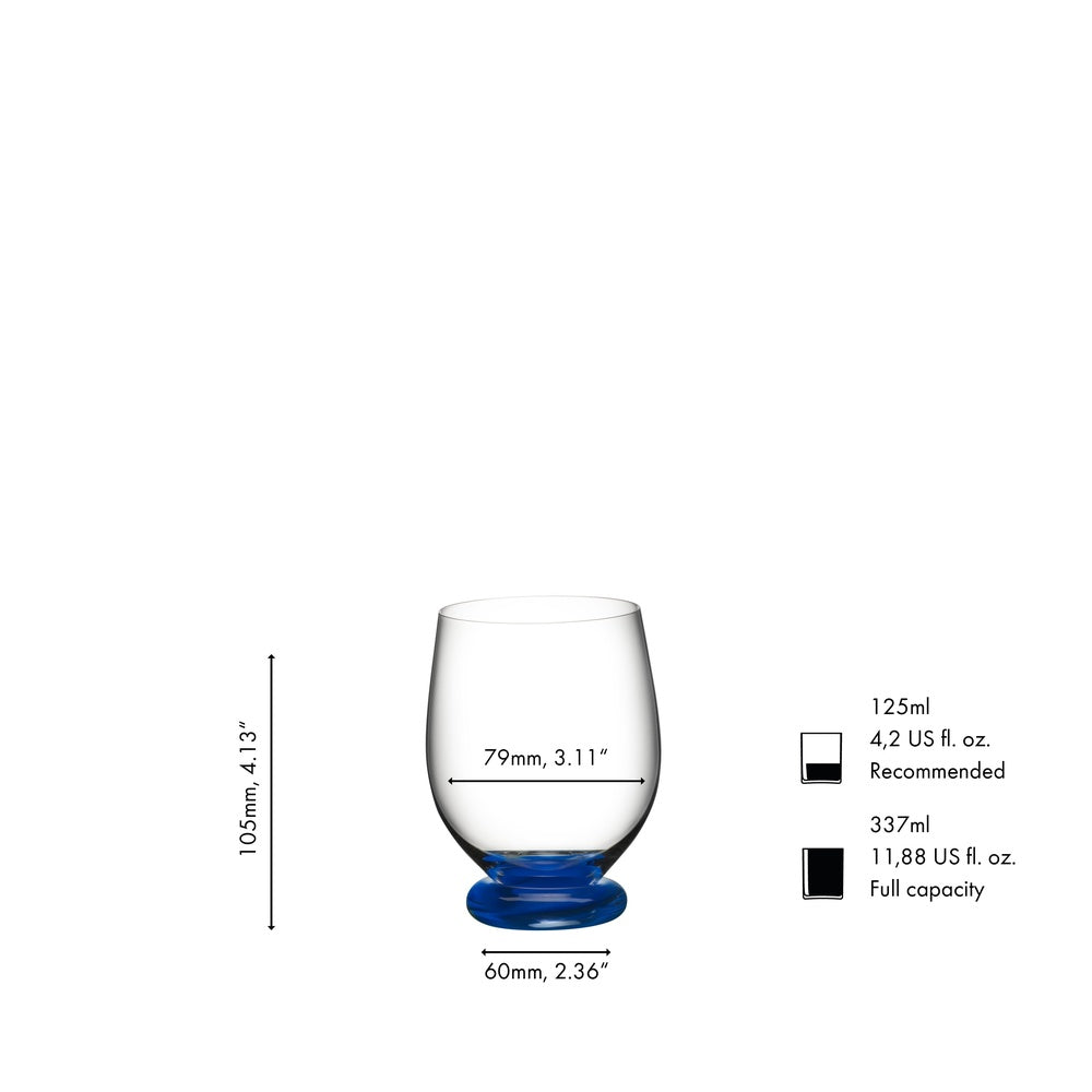 33.7 cl - Riedel Fatto a Mano Bicchiere Multiuso Piccolo In Vetro