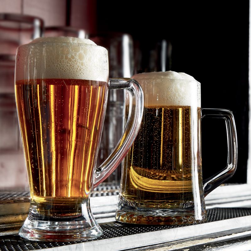 28 7 Cl Bormioli Rocco Stern Bierpul In Glas Set 2 stuks
