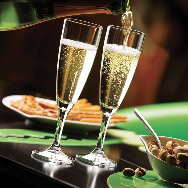 15 Cl Bormioli Rocco Prosecco Copa flute de vidrio Set de 12 piezas
