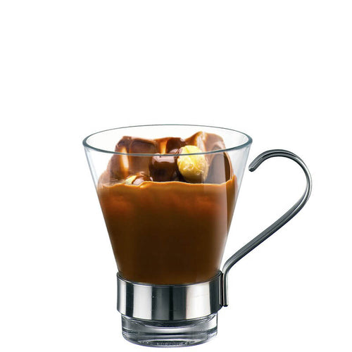 11 Cl Bormioli Rocco Ypsilon Espressotasse aus Sicherheitsglas - Set mit 3 Stück