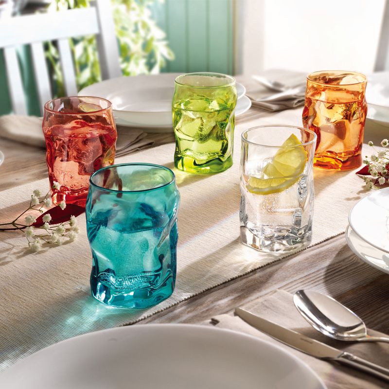30 Cl Bormioli Rocco Sorgente Bicchiere Acqua In Vetro Set 6 Pezzi