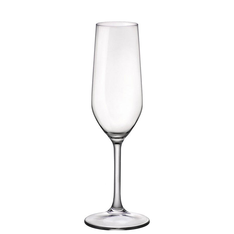 20 Cl Bormioli Rocco Riserva Champagnerflöte aus Glas Set mit 6 Teilen