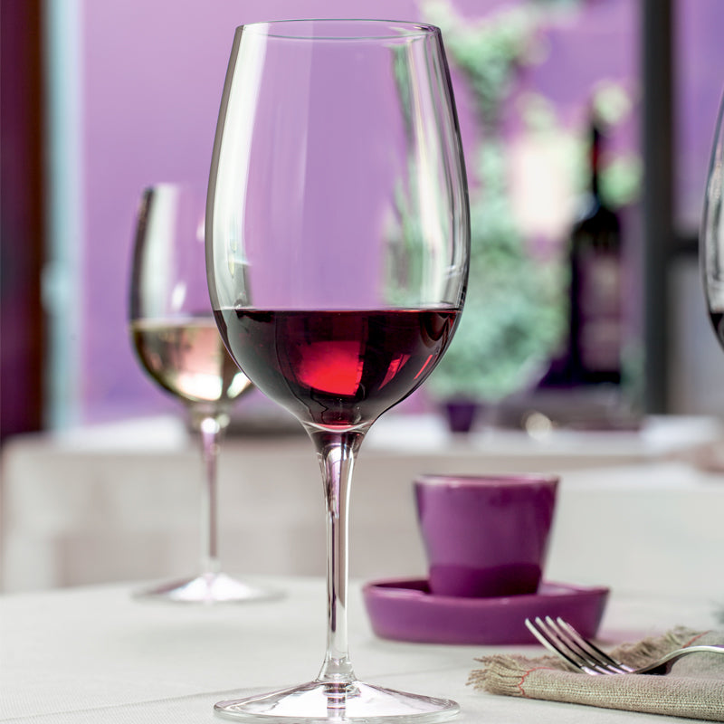 36 5 Cl Bormioli Luigi Palace Verre à vin rouge en verre Set de 6 pièces