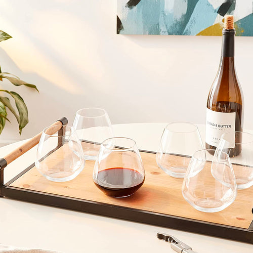59 Cl Bormioli Luigi Atelier Rotweinglas Aus Glas Set mit 6 Stück