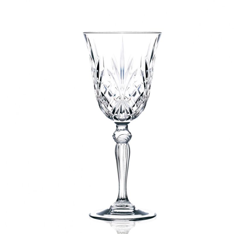 21 Cl Rcr Melodia Witte Wijnglas In Glas Set 6 St