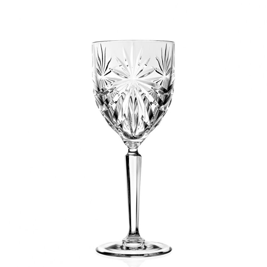 23 Cl Rcr Oasis Witte Wijnglas In Glas Set 6 stuks