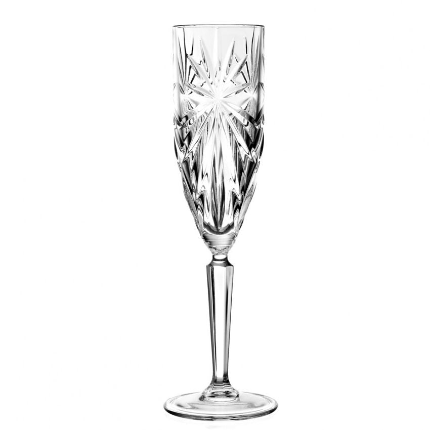 16 Cl Rcr Oasis Flûte En Verre Set 6 Pcs