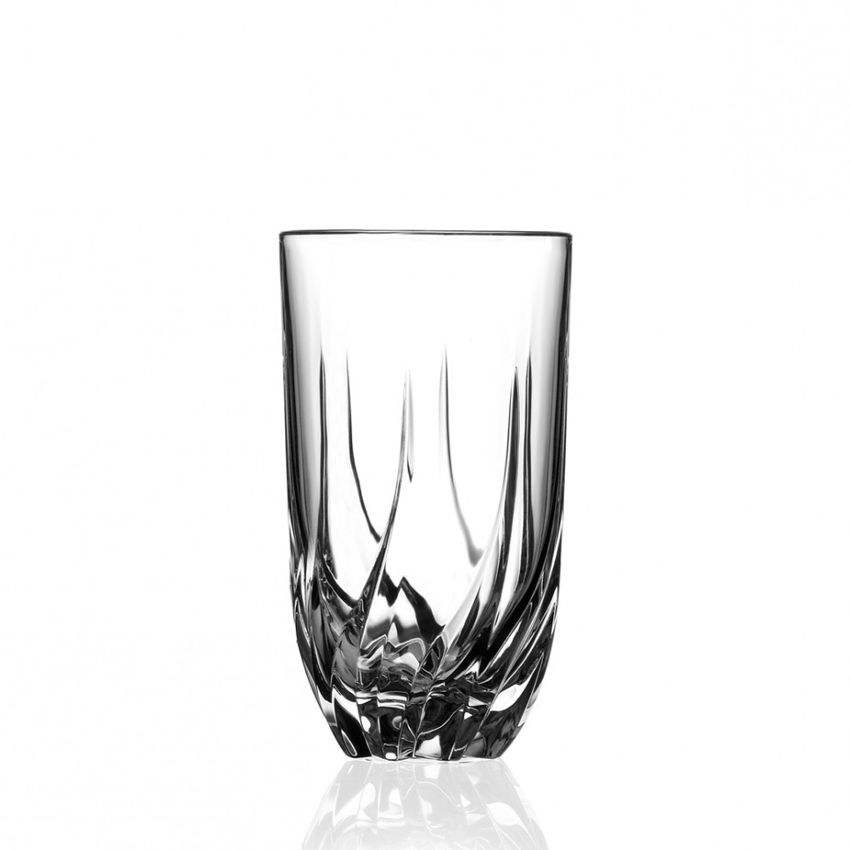 47 Cl Rcr Cristalleria Italiana Trix Verre à Boisson en Verre Lot de 6 Pièces