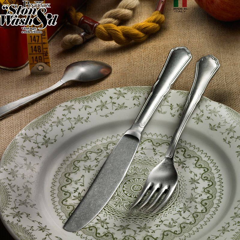 Pintinox Settecento Cucchiaio Tavola In Acciaio Inox Set 12 Pz