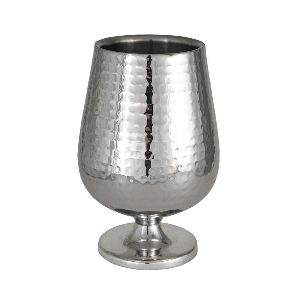 15 cm - Portofino Double Wall Raised Bottle Cooler in Brushed Stainless Steel