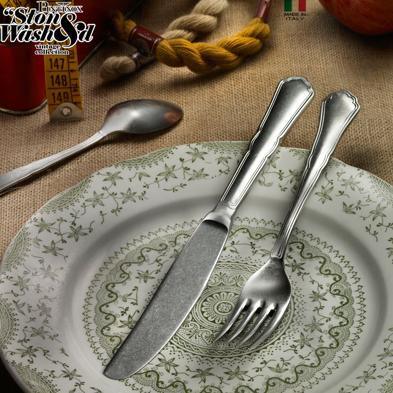 Pintinox Settecento Coltello Tavola In Acciaio Inox Set 12 Pz