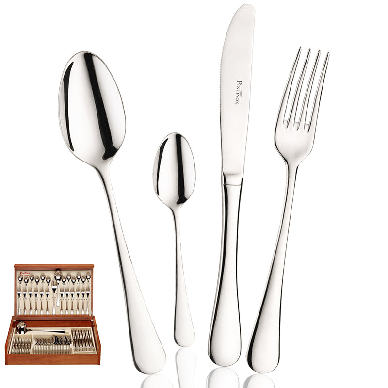 Pintinox StresaCutlery Set in Stainless Steel Set of 75 Pcs
