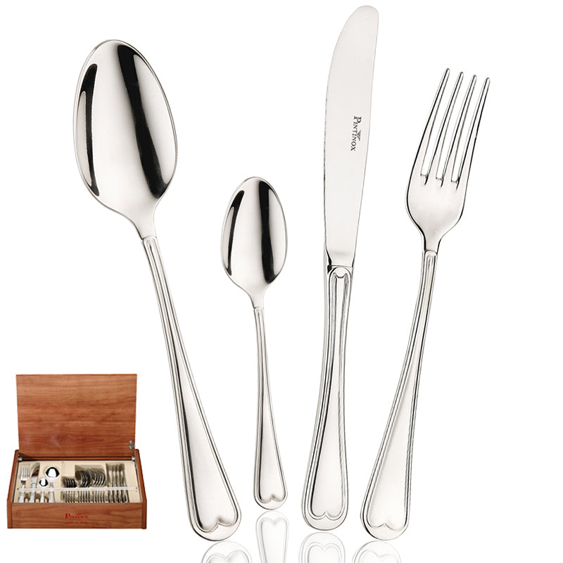 Pintinox SupergaService de couverts en acier inoxydable set de 24 pièces