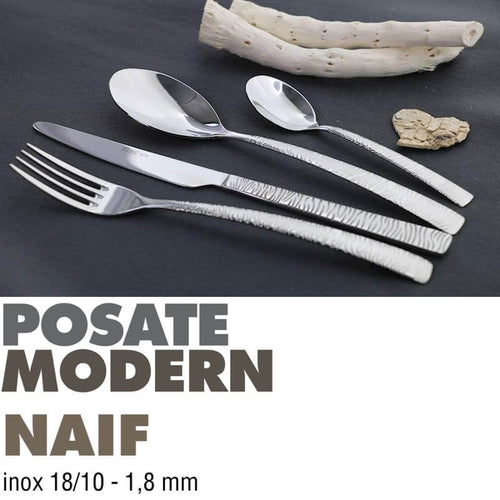 Abert Naif Cuillère De Table En Acier Inoxydable Set de 12 Pcs