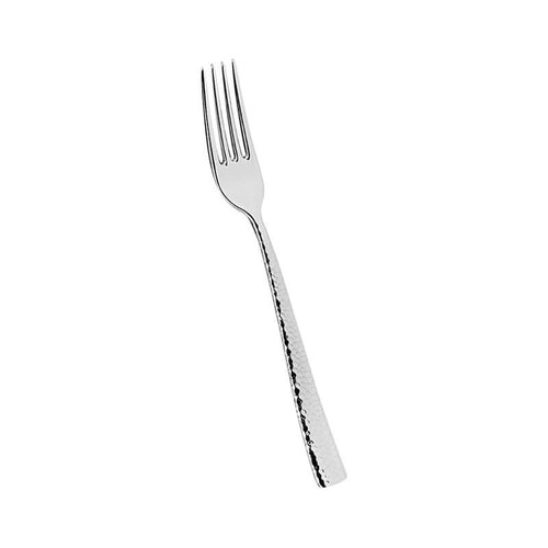 Abert Rinascimento Fourchette de table martelée en acier inox Set de 12 pz