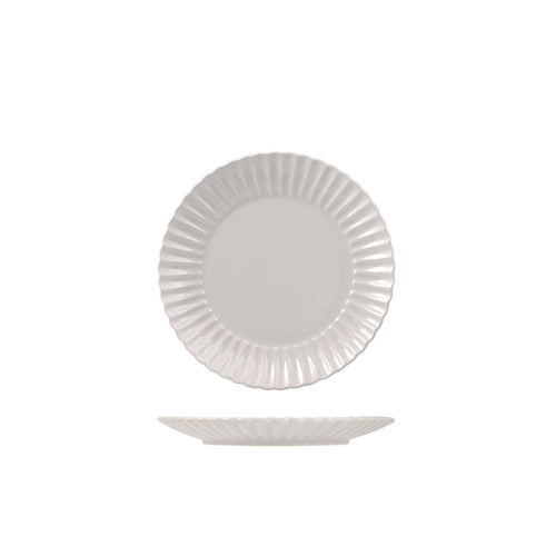 21 cm - H&H Lotus Obstteller aus Steingut Set 6 Stk