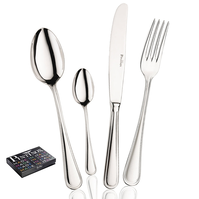 Pintinox Sirio servicio de cubiertos de acero inoxidable Set de 24 pz