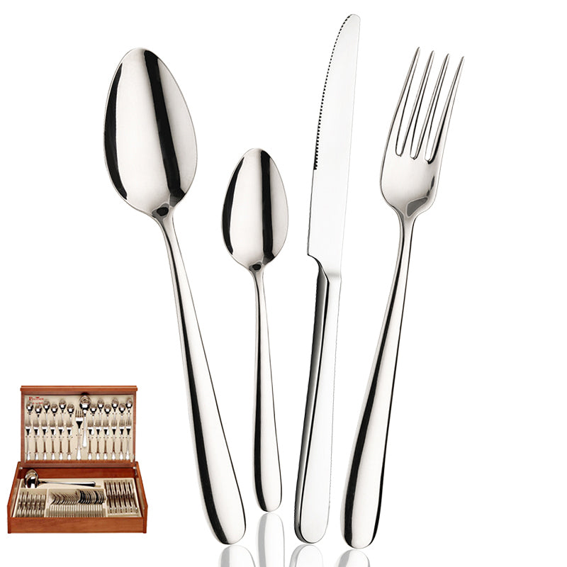 Pintinox MaitreCubertería de acero inoxidable set de 75 piezas
