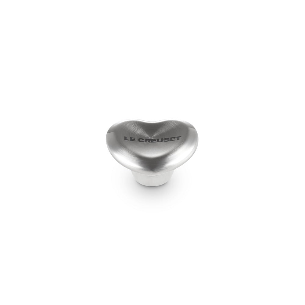 4.5 cm - Le Creuset Evolution Heart Knob in Stainless Steel