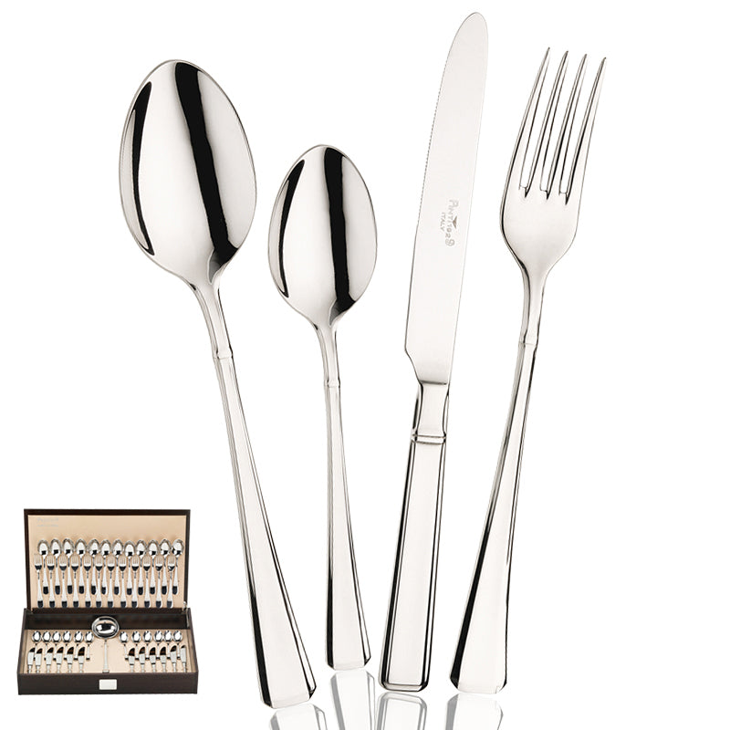 Pintinox LeonardoService de couverts en acier inoxydable set de 49 pièces