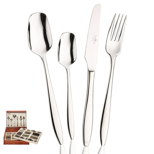 Pintinox Trend Service De Couverts En Acier Inoxydable Set 126 Pcs