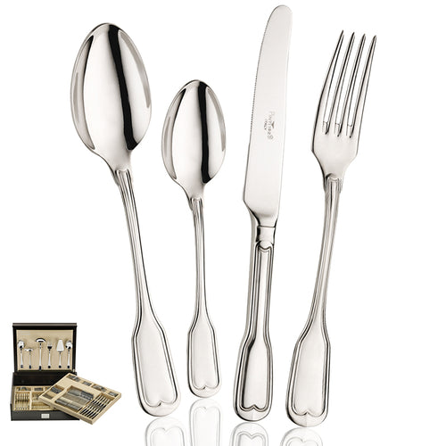 Pintinox Vittoriale Cubertería En Acero Inoxidable Set 126 Pz