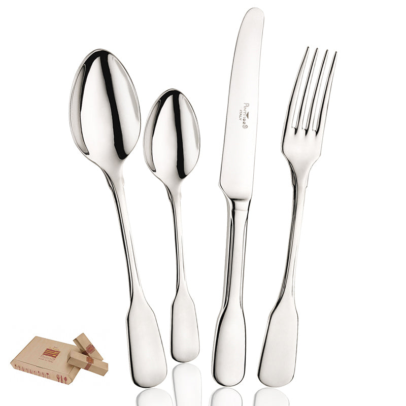 Pintinox Spaten Servizio Posate In Acciaio Inox Set 75 Pz