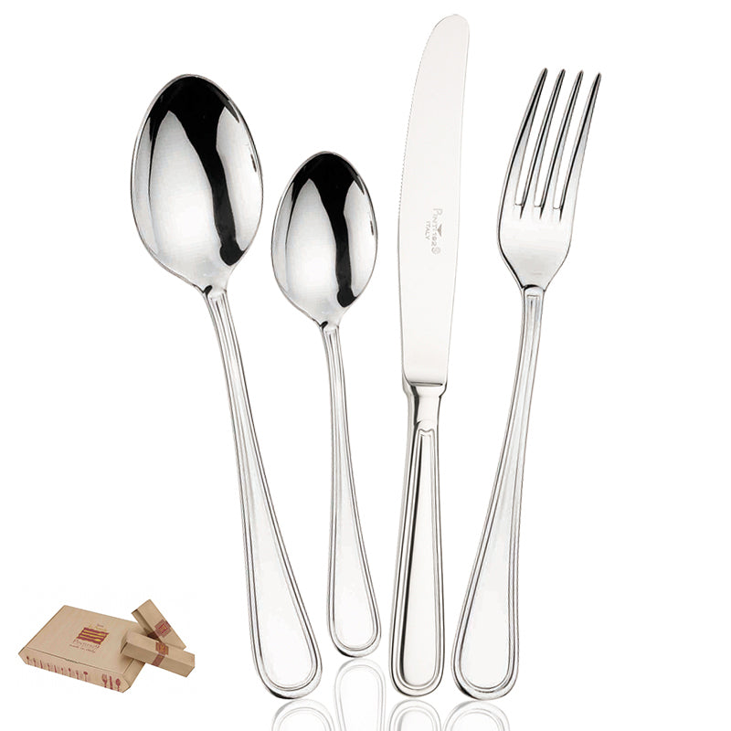 Pintinox Byron Service Couverts En Acier Inoxydable Set de 75 Pcs