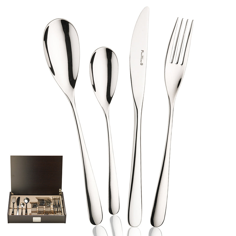 Pintinox Swing Servizio Posate In Acciaio Inox Set 24 Pz