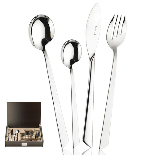 Pintinox EuclideBesteckset aus Edelstahl Set mit 24 Stück