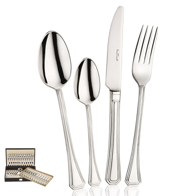 Pintinox OctaviaService de couverts en acier inoxydable set de 75 pièces