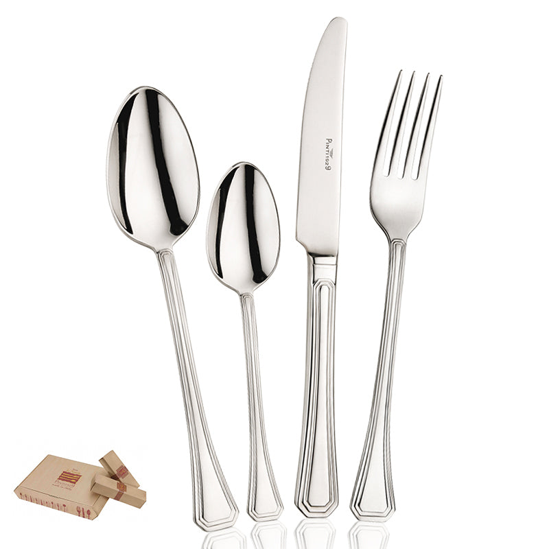 Pintinox OctaviaService de couverts en acier inoxydable set de 75 pièces
